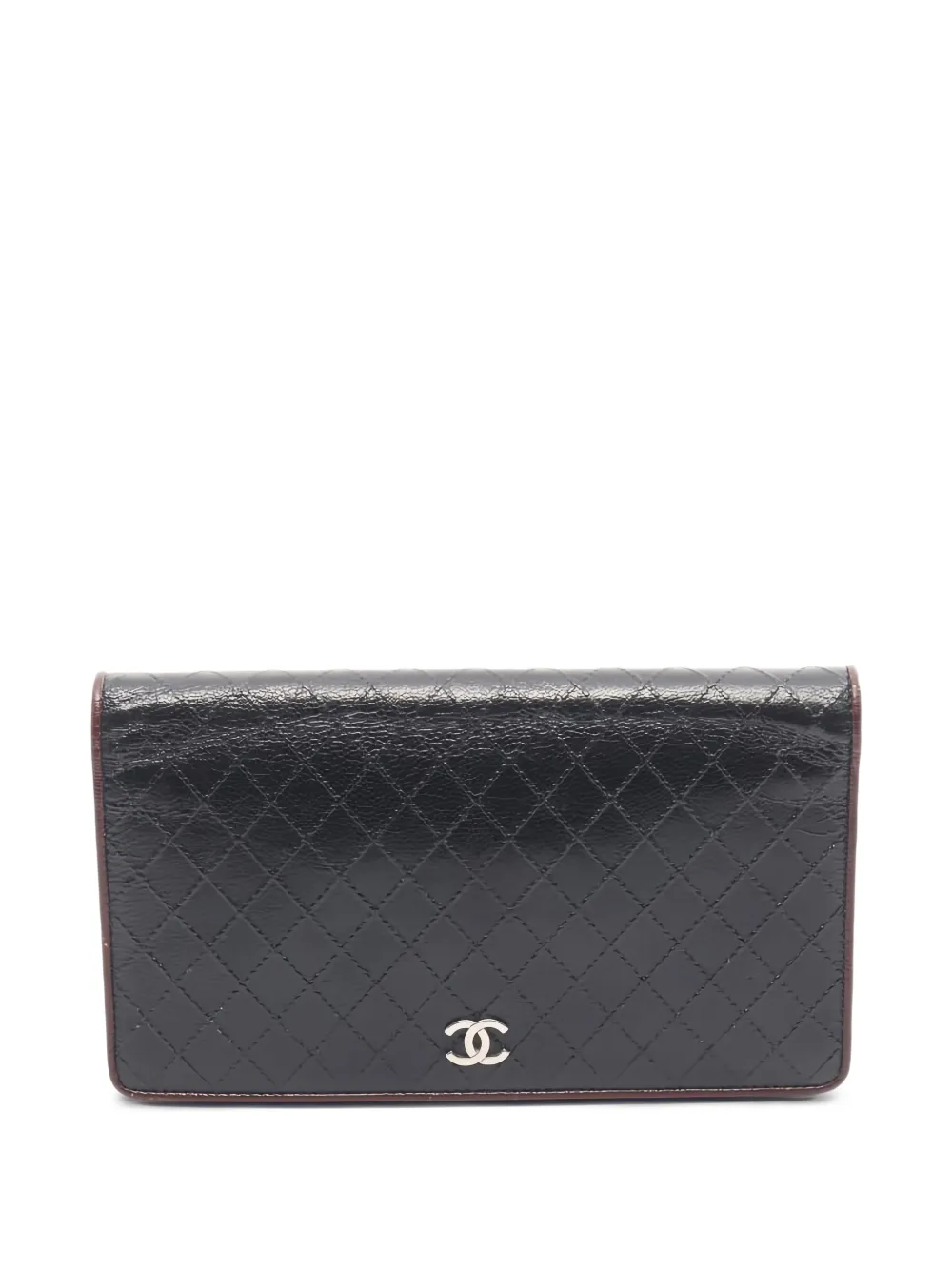 CHANEL Pre-Owned 2006-2008 bicolore bi-fold wallet - Nero