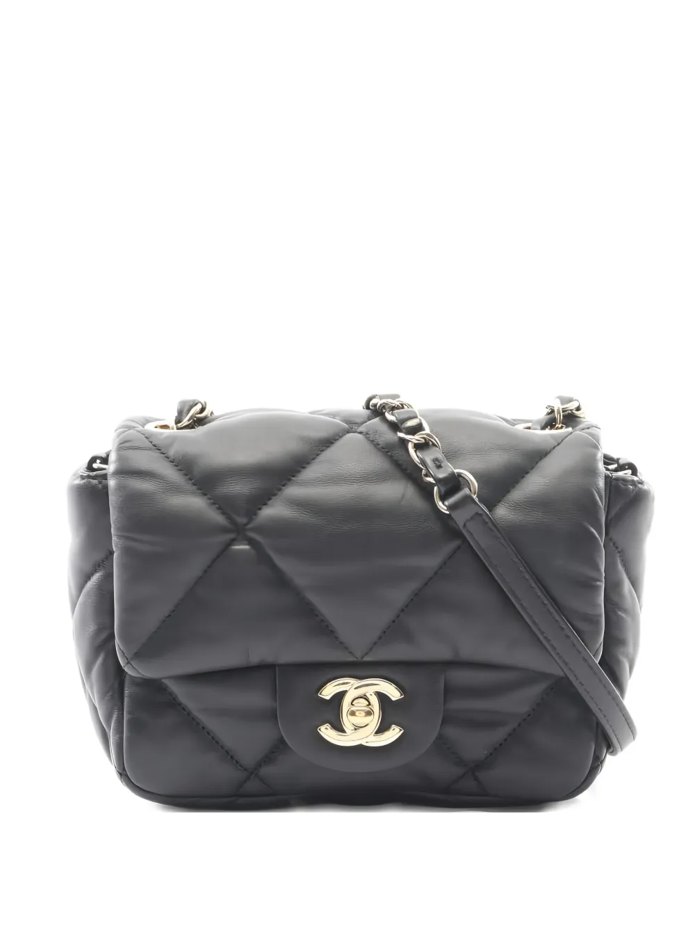 CHANEL Pre-Owned 2020 matelassé shoulder bag - Nero