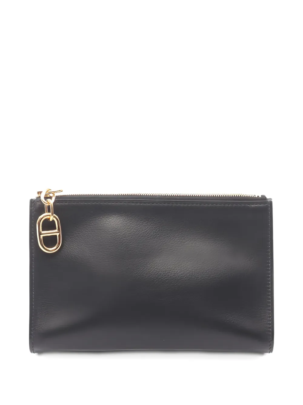 Pre-owned Hermes 2025 Pm Chaine D'ancre Zip Pouch In Black