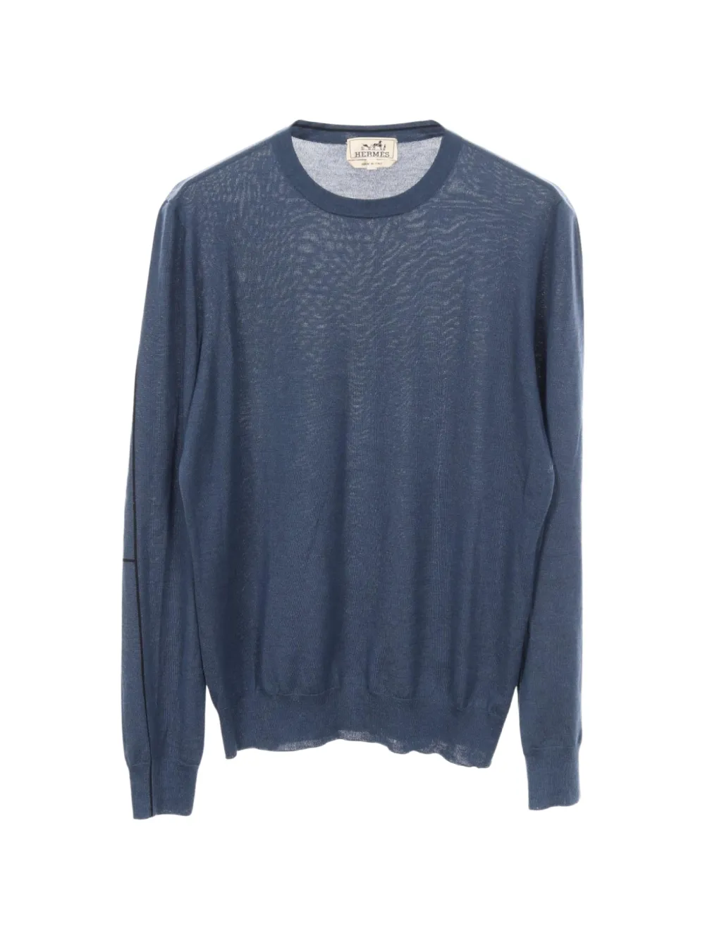 Hermès Pre-Owned logo sweater - Blue