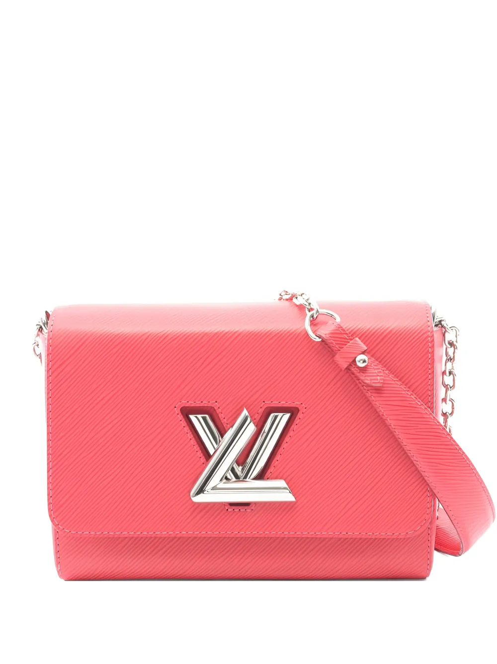 Louis Vuitton Pre-Owned 2015 MM Twist chain shoulder bag - Rosso