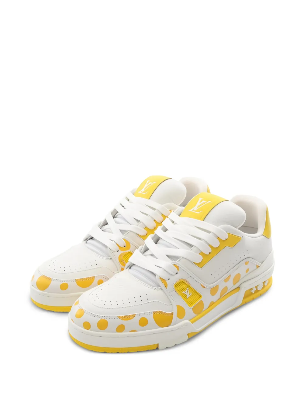 Louis Vuitton Pre-Owned x Yayoi Kusama 2022 LV Trainer infinity dot sneakers - Weiß