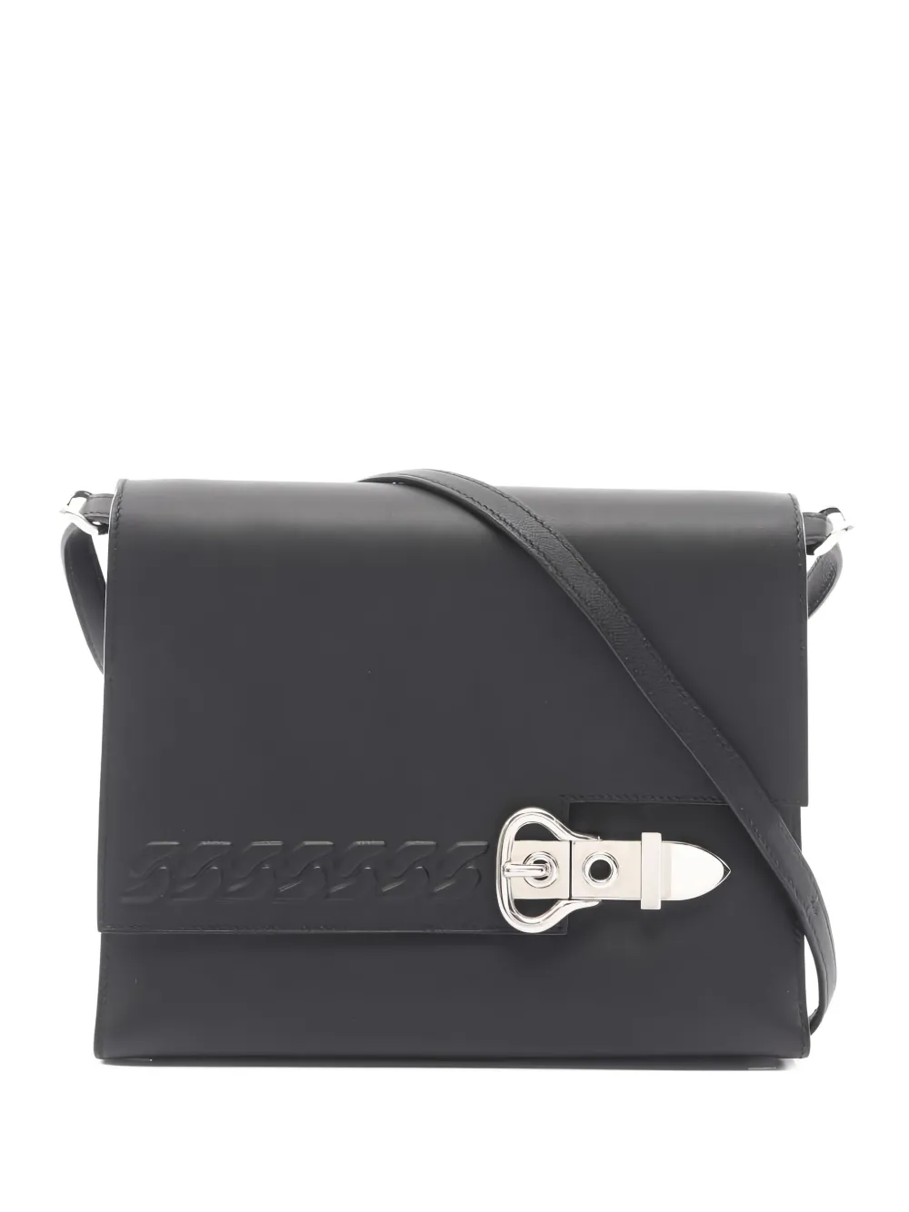 Hermès Pre-Owned Bookle Serie leather shoulder bag - Nero