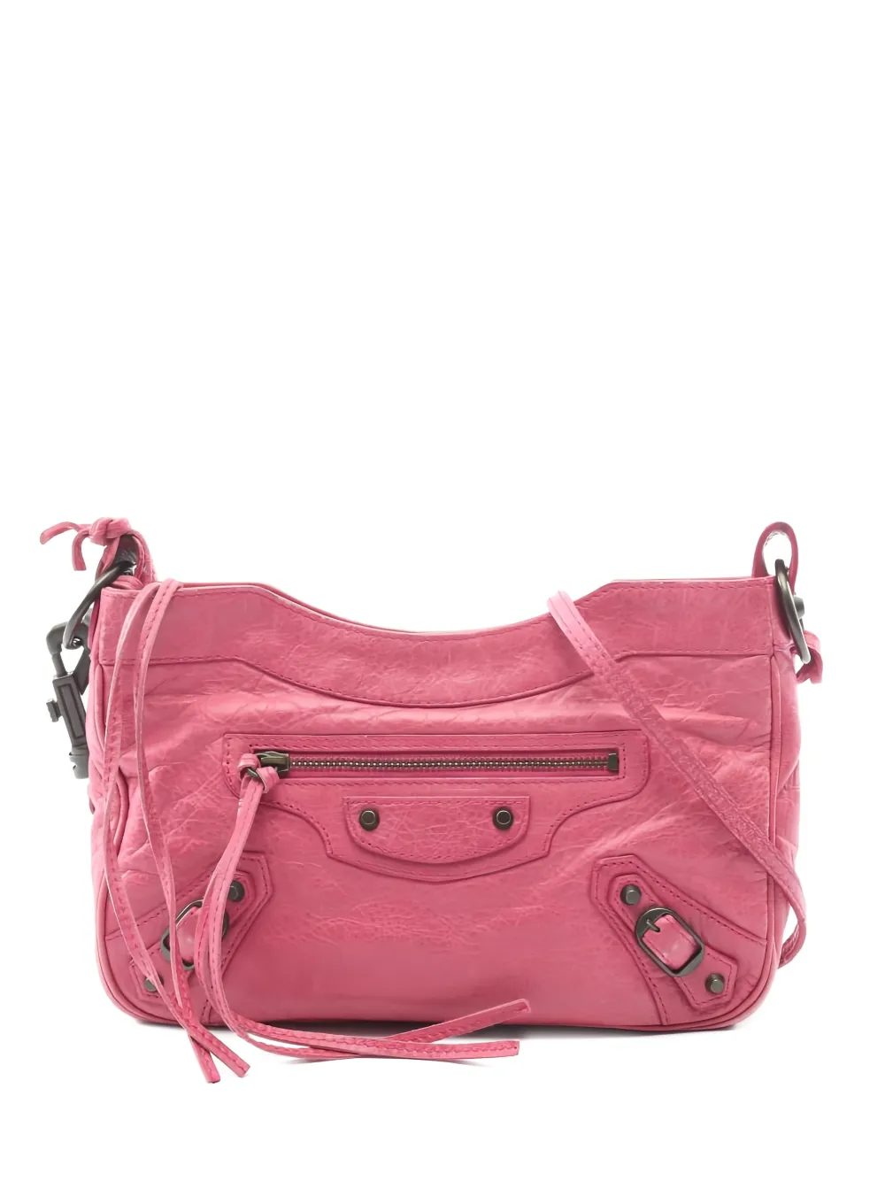 Balenciaga Pre-Owned 2000s leather shoulder bag - Rosa