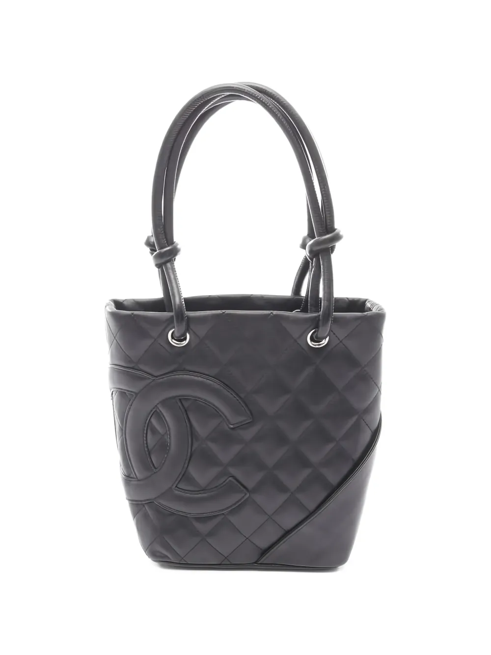 CHANEL Pre-Owned 2004-2005 small Cambon Line tote bag - Nero