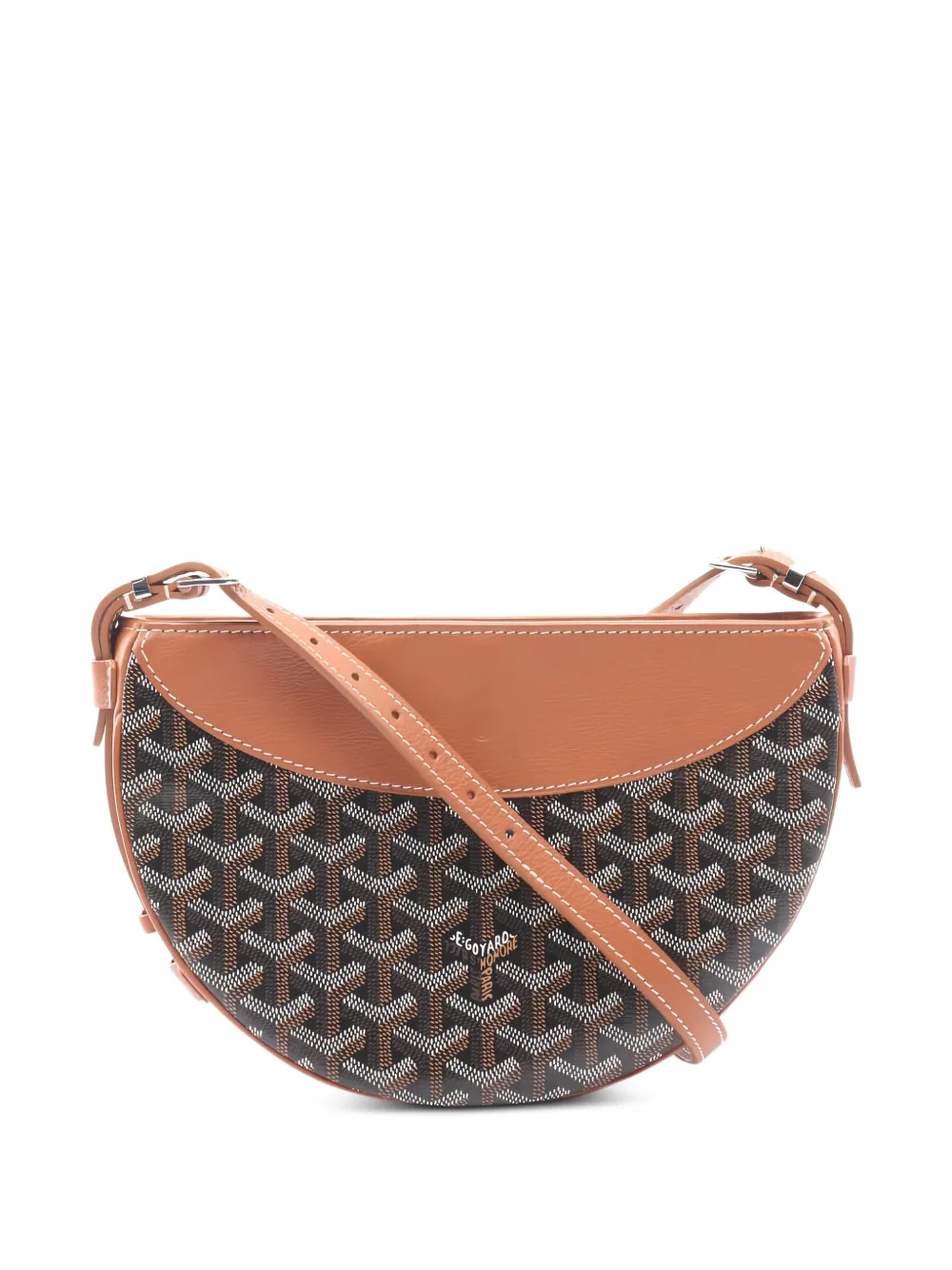 Goyard Pre-Owned 2010 Hirondelle leather shoulder bag - Marrone