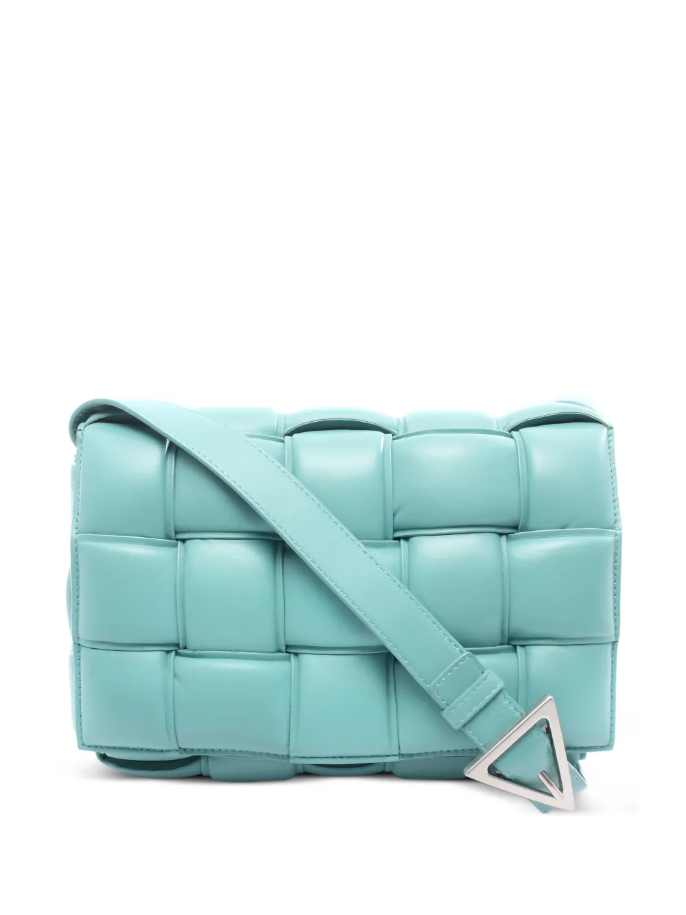 Bottega Veneta Pre-Owned 10s intrecciato shoulder bag - Blu