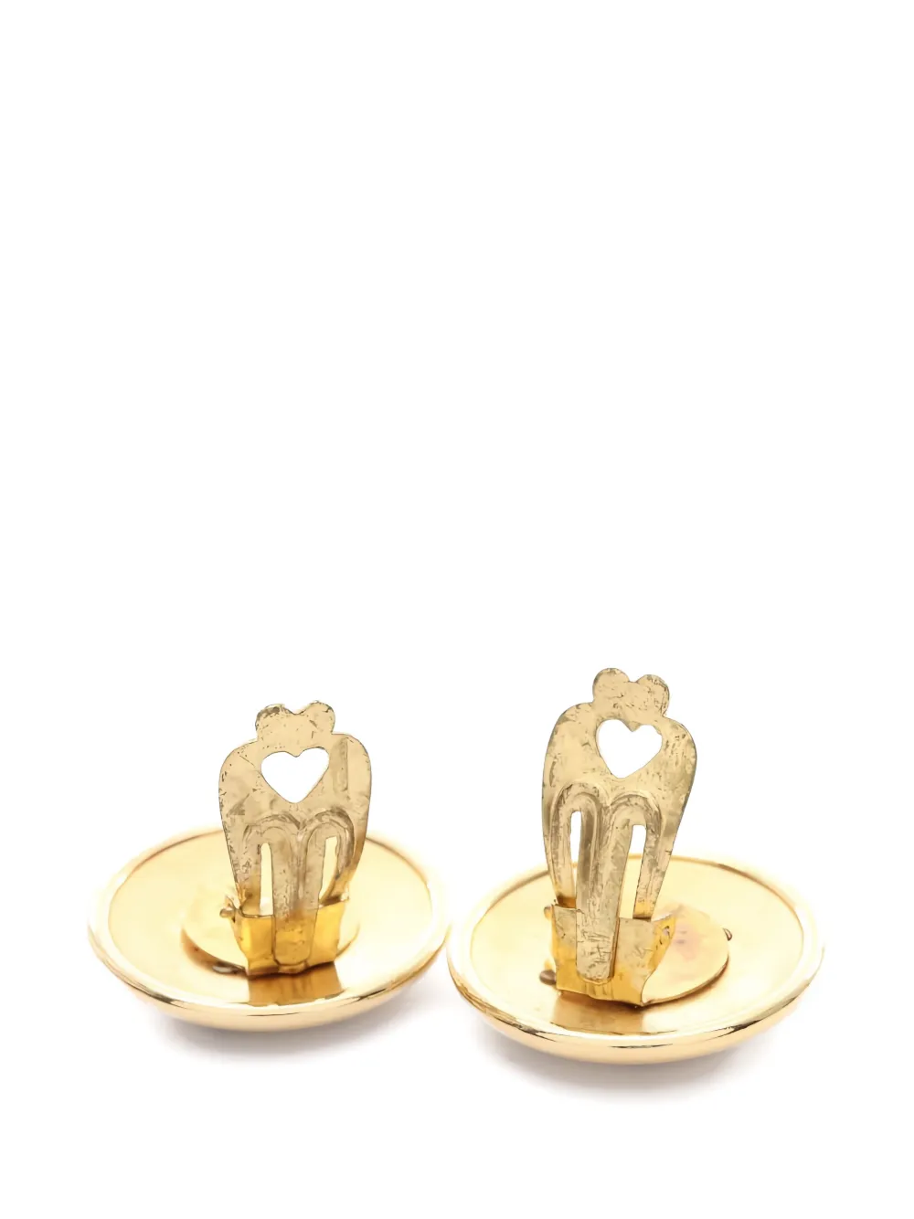  Hermès Pre-owned Round Clip-on Earrings - Gold 