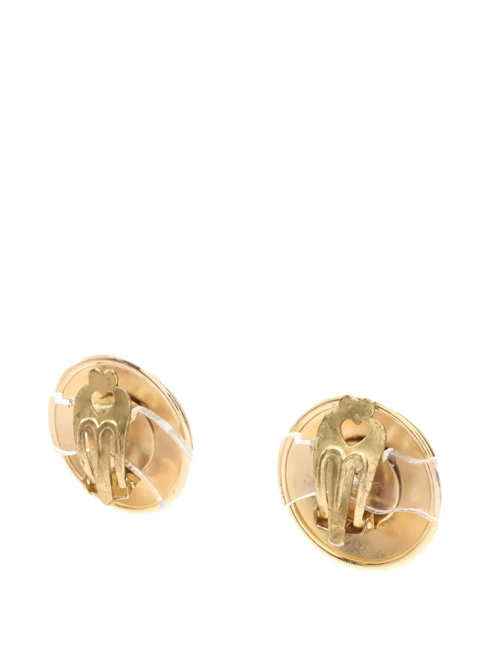  Hermès Pre-owned Round Clip-on Earrings - Gold 