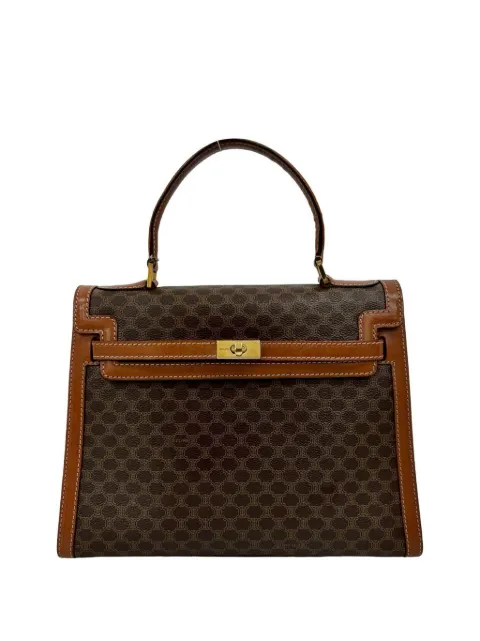 Celine Pre-Owned 2008 Macadam Coated Canvas satchel