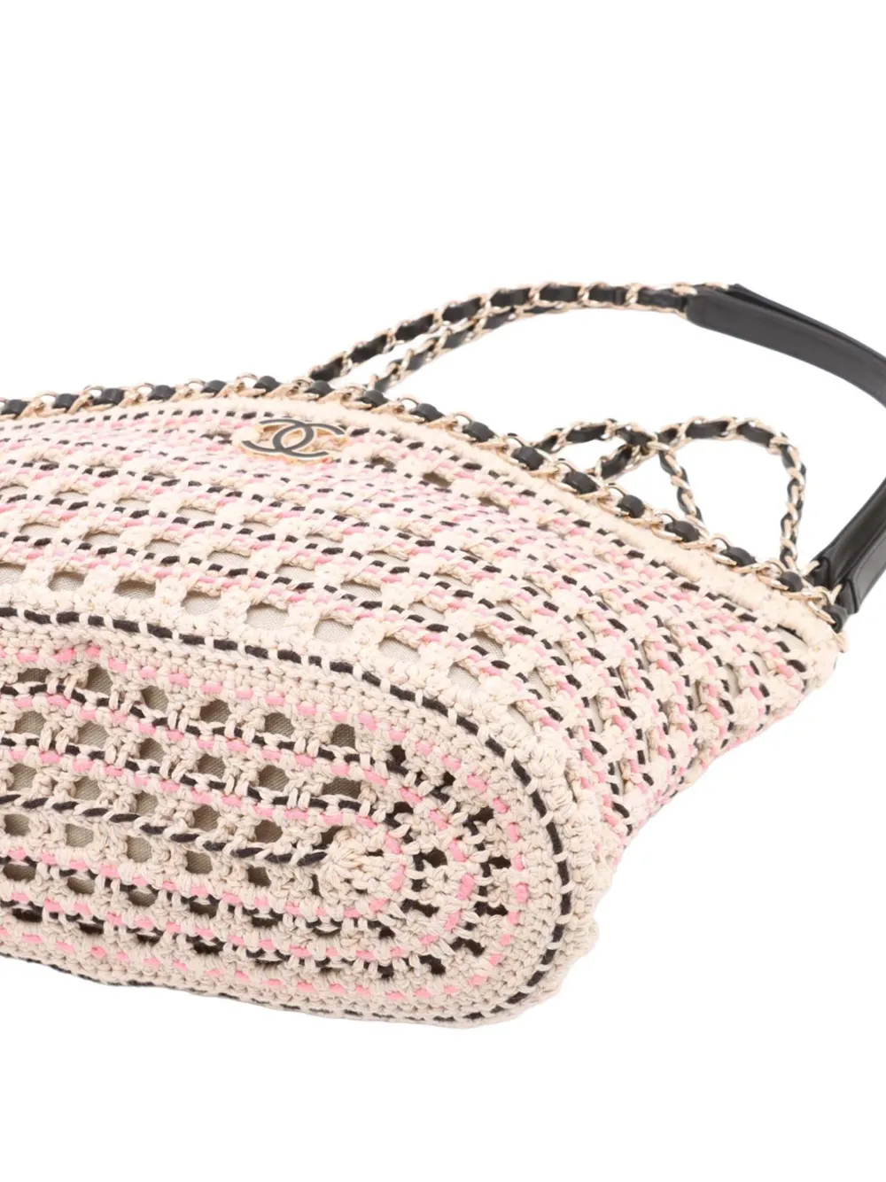 2021-2025 Small Cotton Crochet Le Panier Shopping Tote Bag