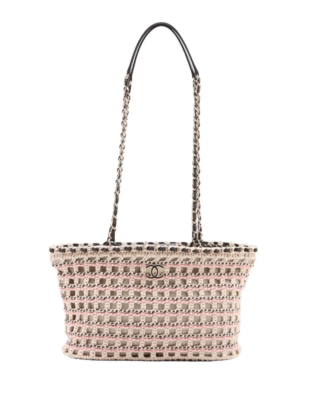 2021-2025 Small Cotton Crochet Le Panier Shopping Tote Bag