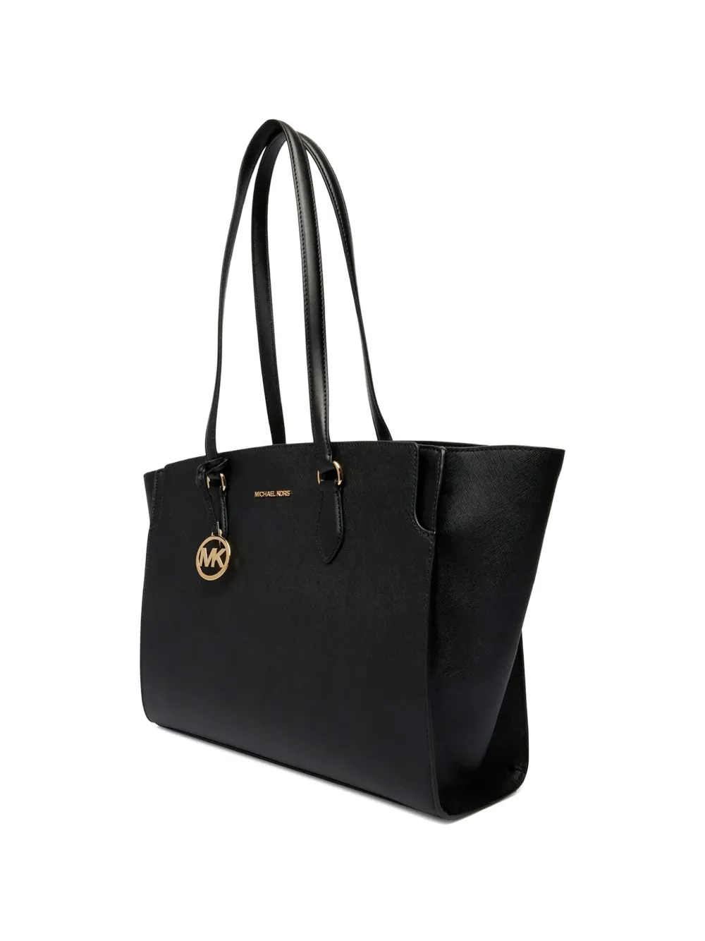 Michael Kors Grote Becca shopper met logobedel Zwart
