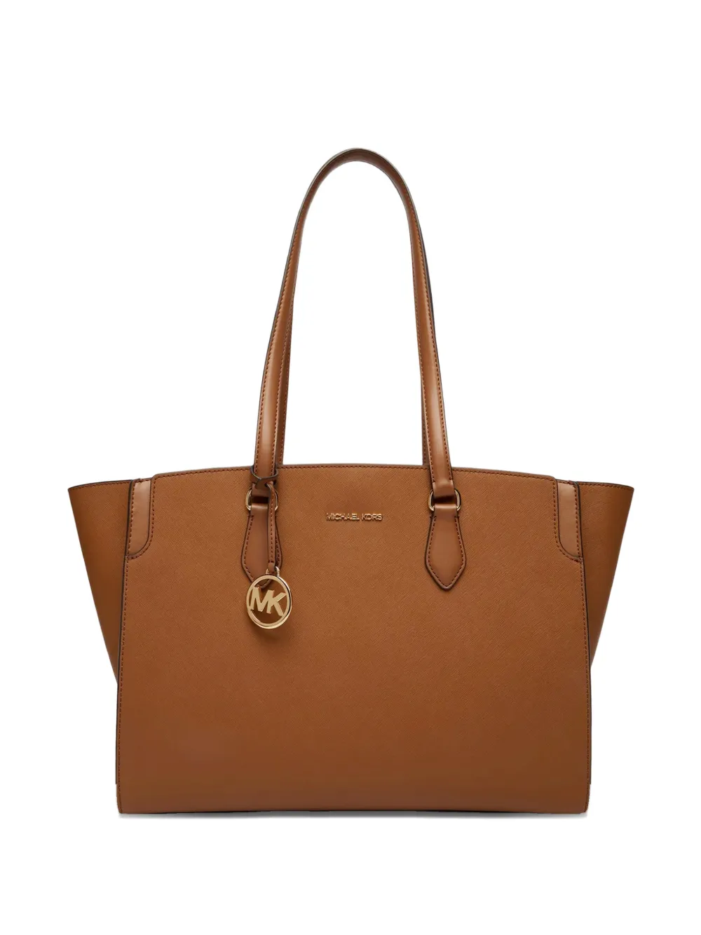 Michael Kors Becca logo-charm tote - Marrone