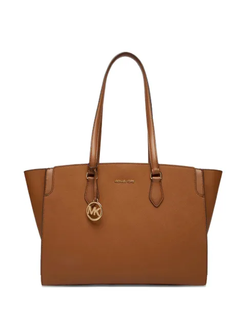 Michael Kors Becca logo-charm tote