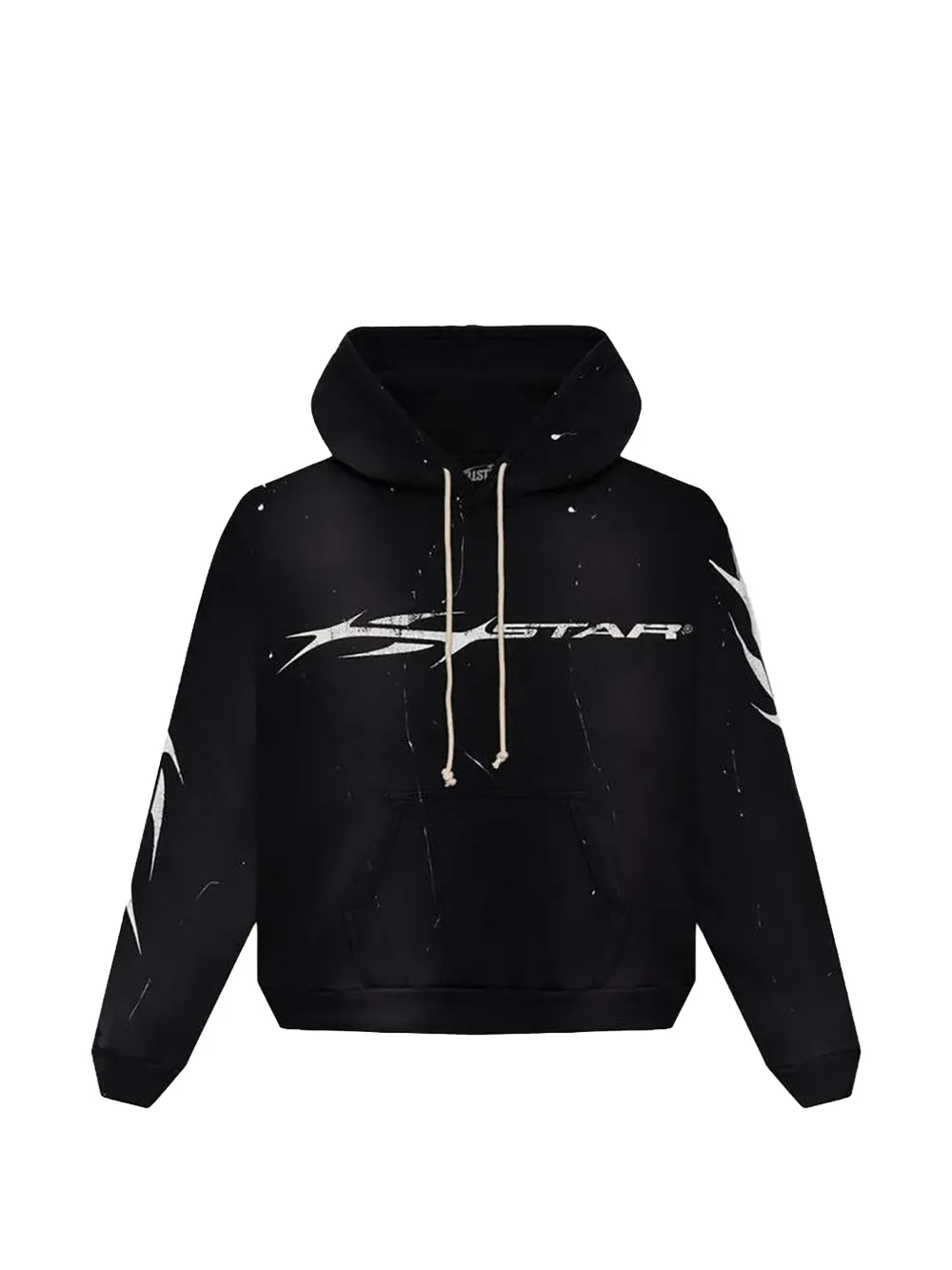 Hellstar Hstar Printed Hoodie In Black