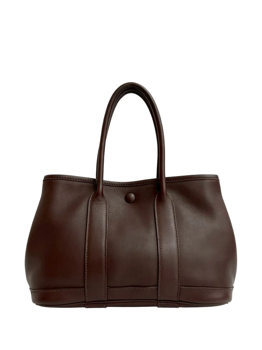 Hermès Pre-Owned 2004 Swift and Silk Bolduc Twilly Garden Party 23 tote bag - Marrone