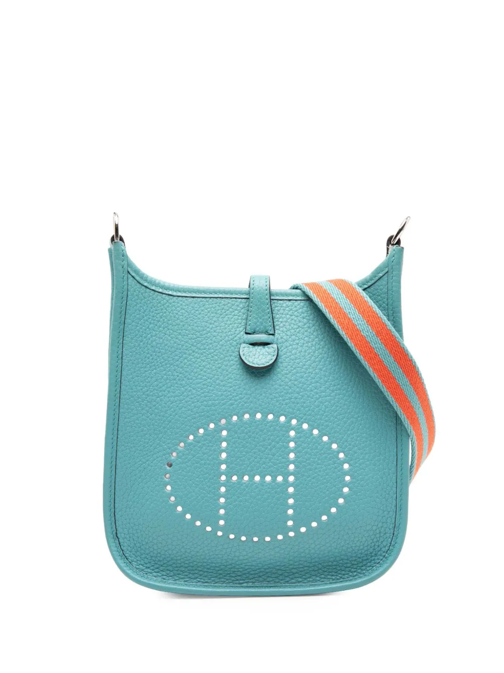 Hermès Pre-Owned 2015 Clemence Evelyne Amazone TPM crossbody bag - Blu