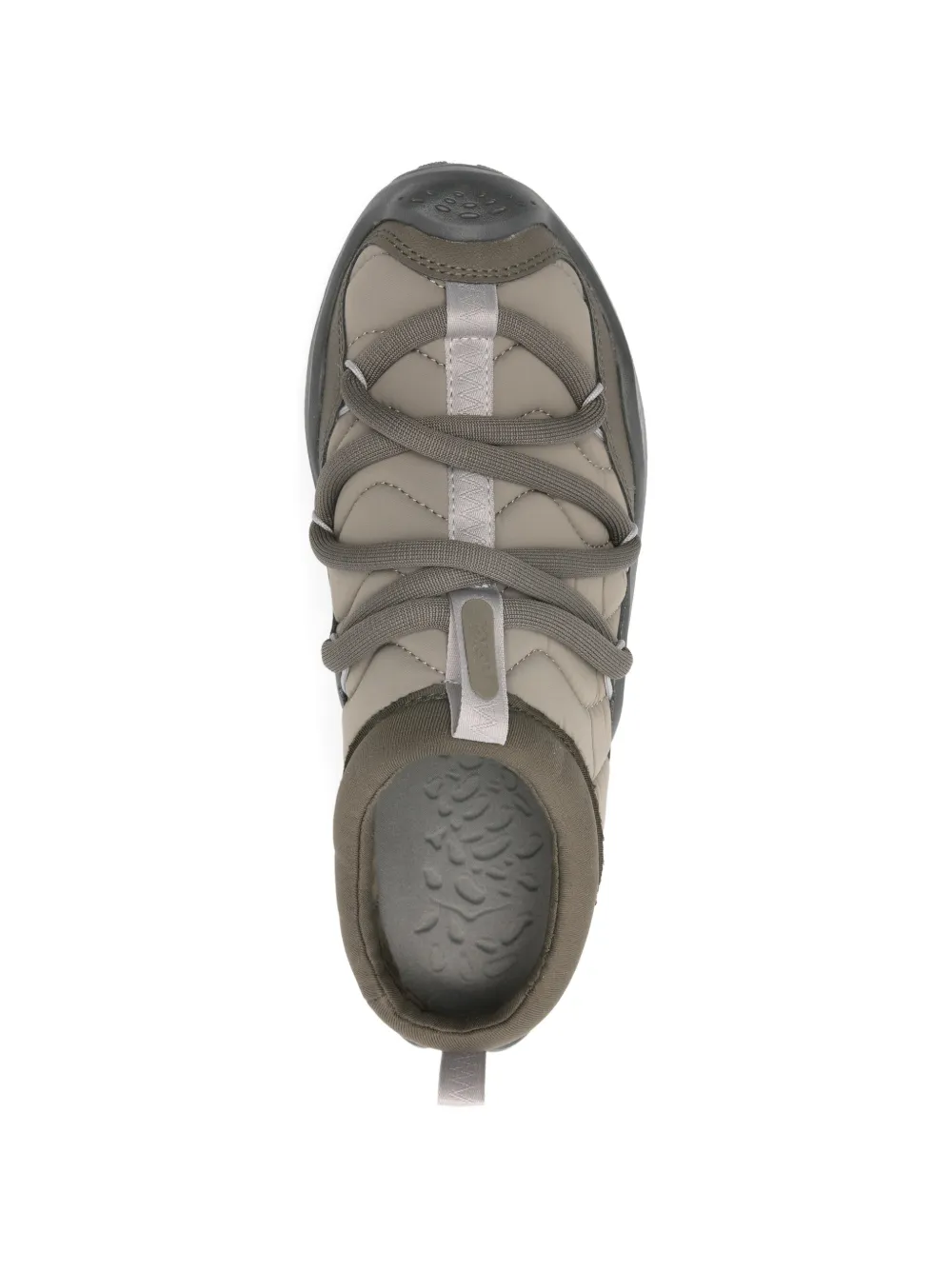 HOKA Ora Primo quilted lace-up trainers Groen