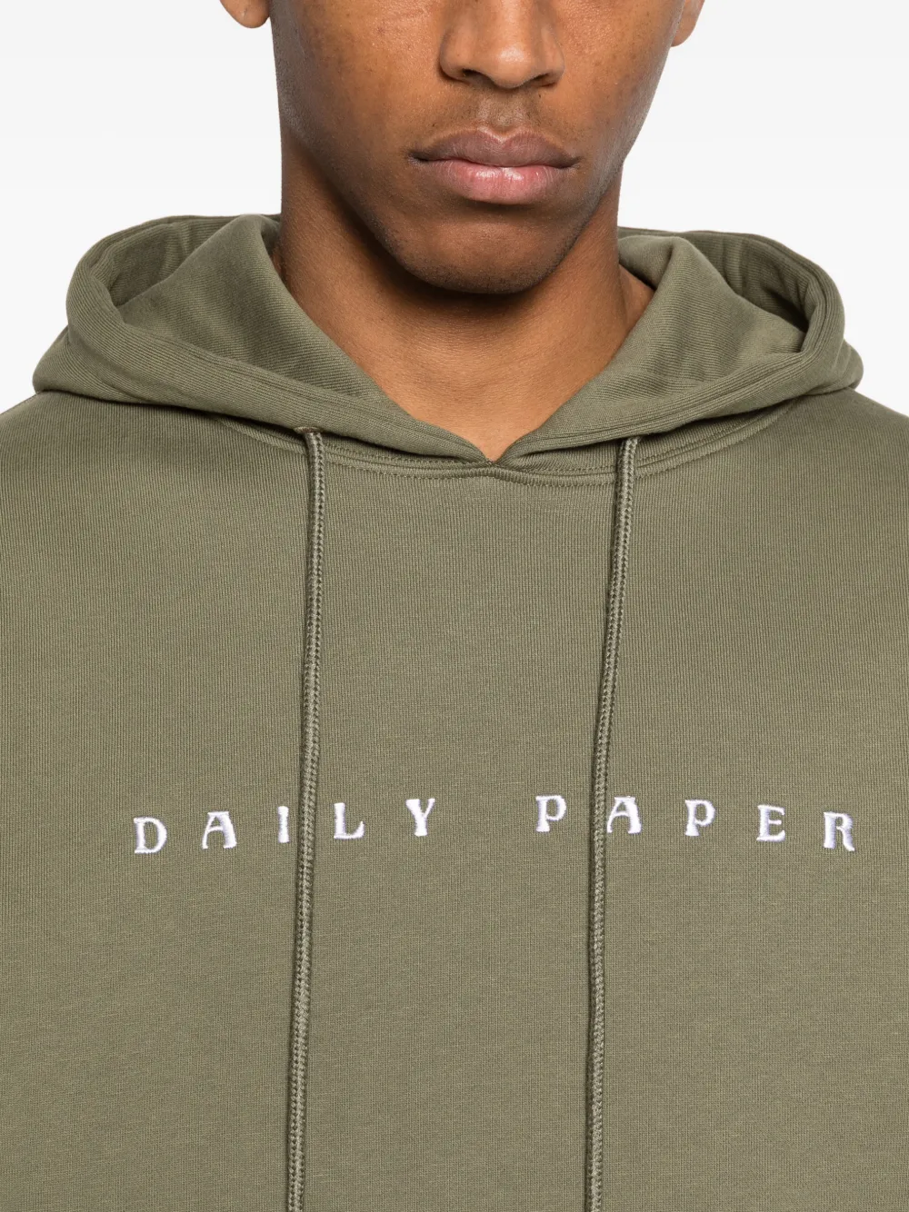 Daily Paper Hoodie met logodetail Groen