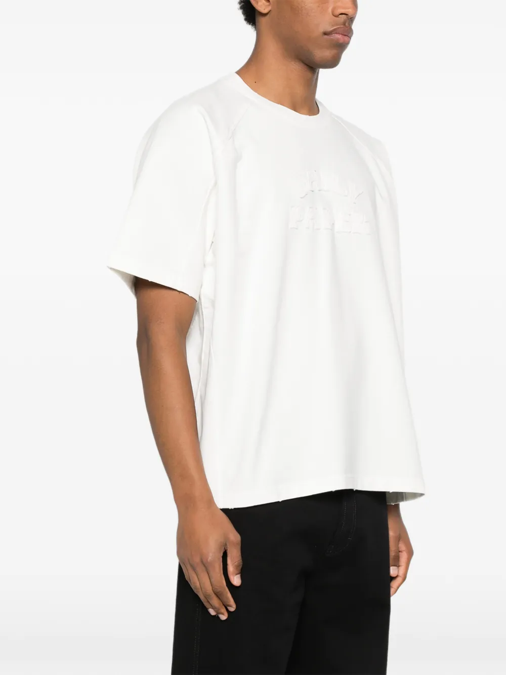 Daily Paper T-shirt met geborduurd logo Wit