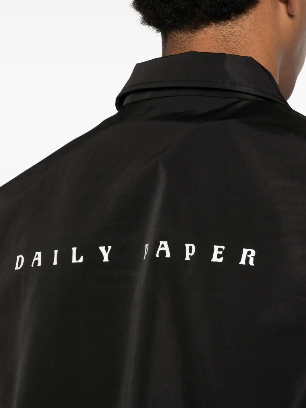 Daily Paper Jack met knoopsluiting Zwart