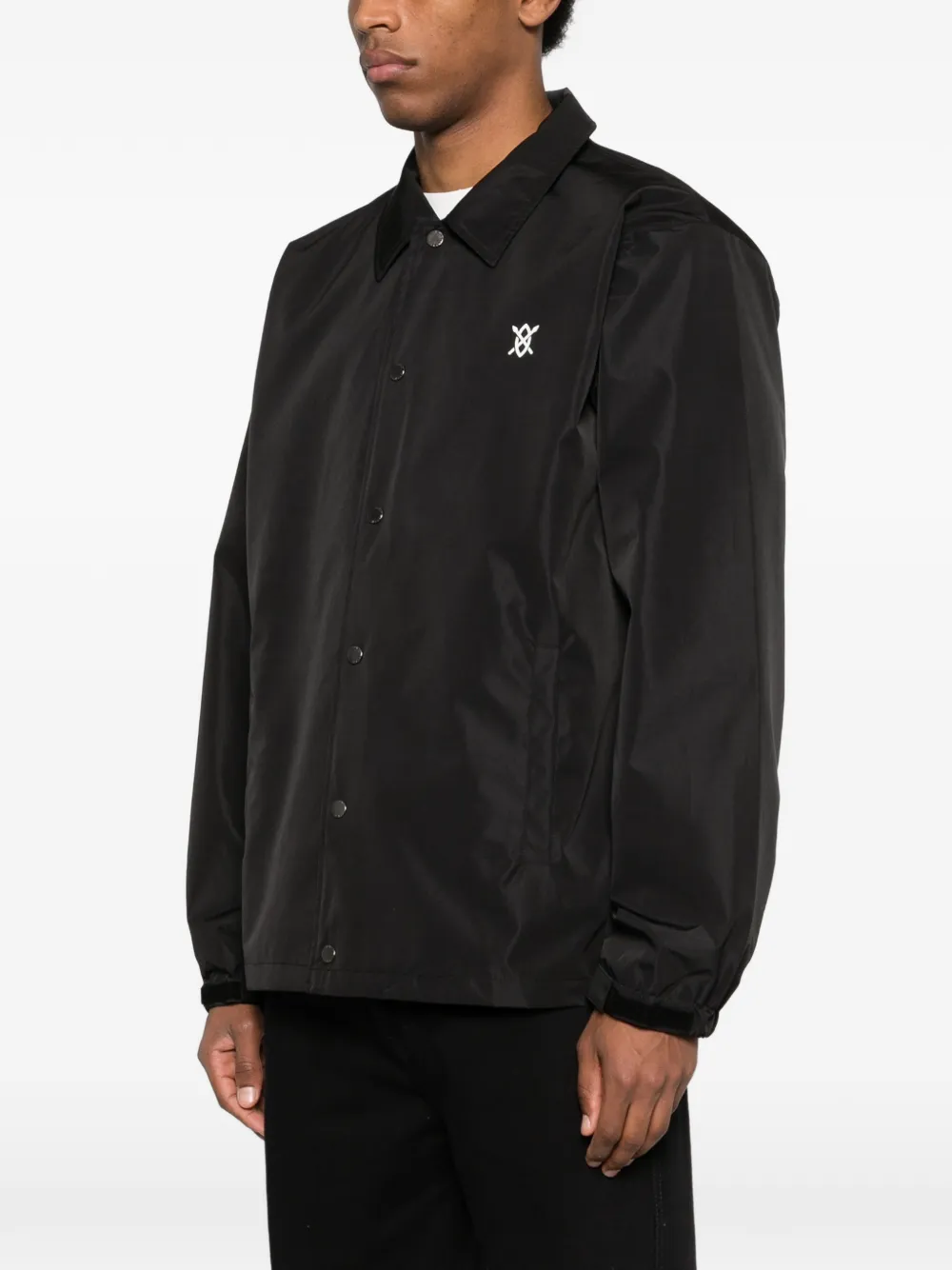  Daily Paper Button-fastening Jacket - Black 
