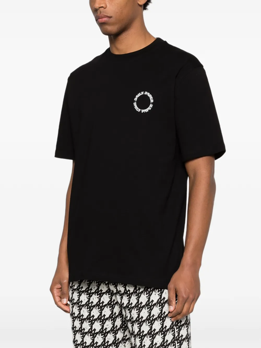 Daily Paper T-shirt met logoprint Zwart