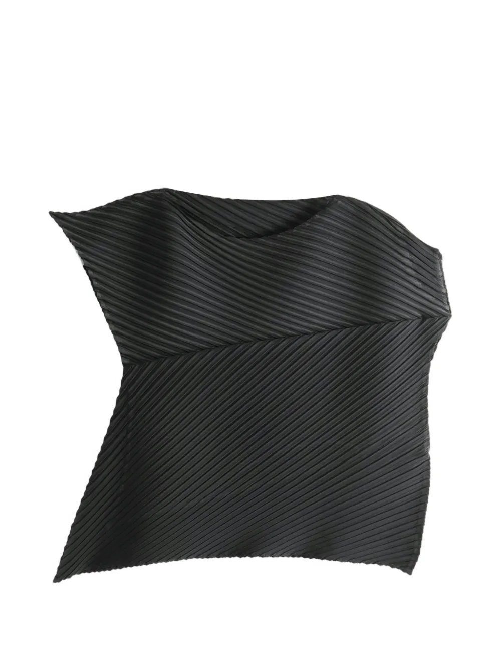 Issey Miyake pleated top - Nero