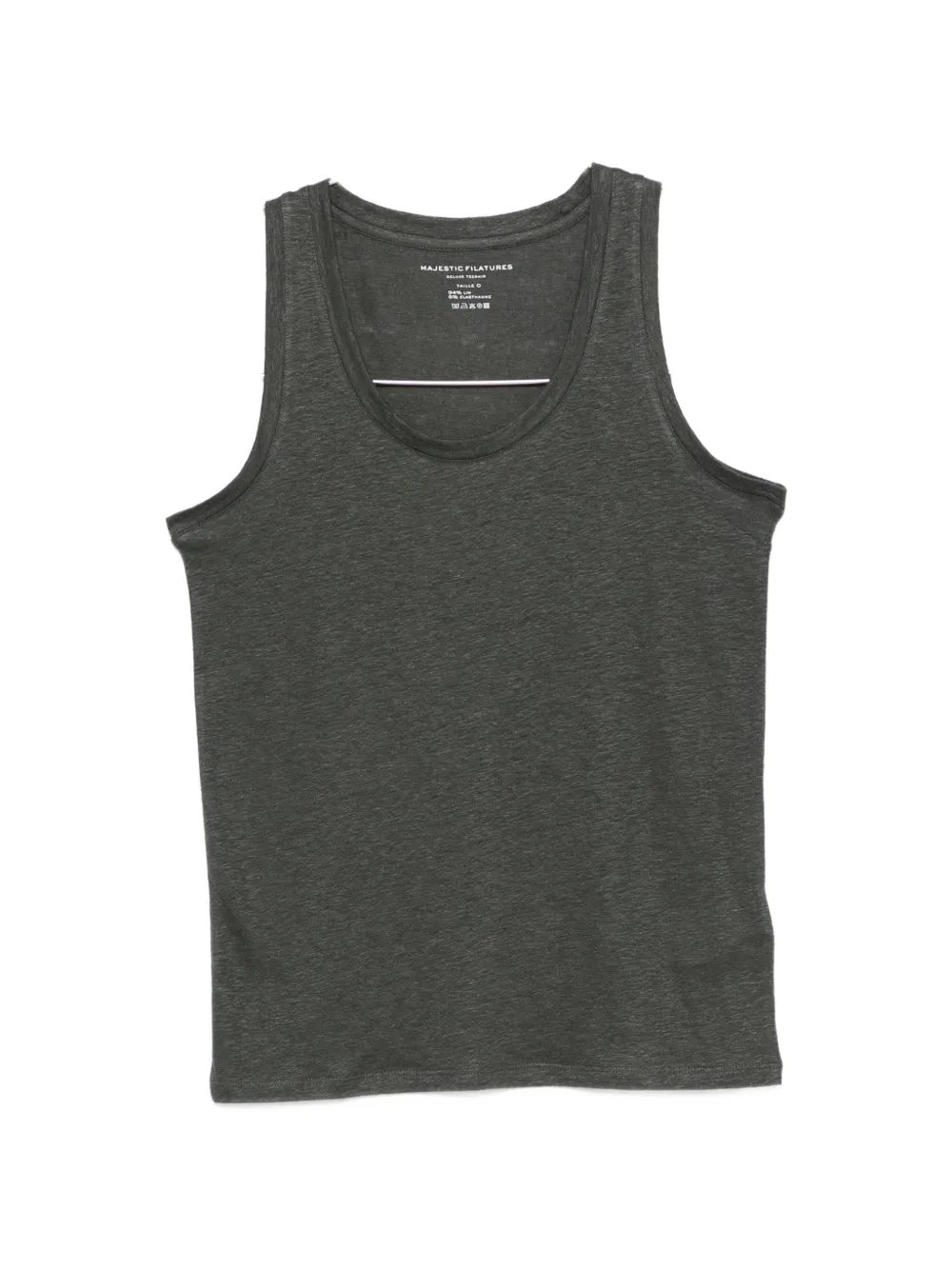 Majestic Filatures scoop-neck tank top - Grigio