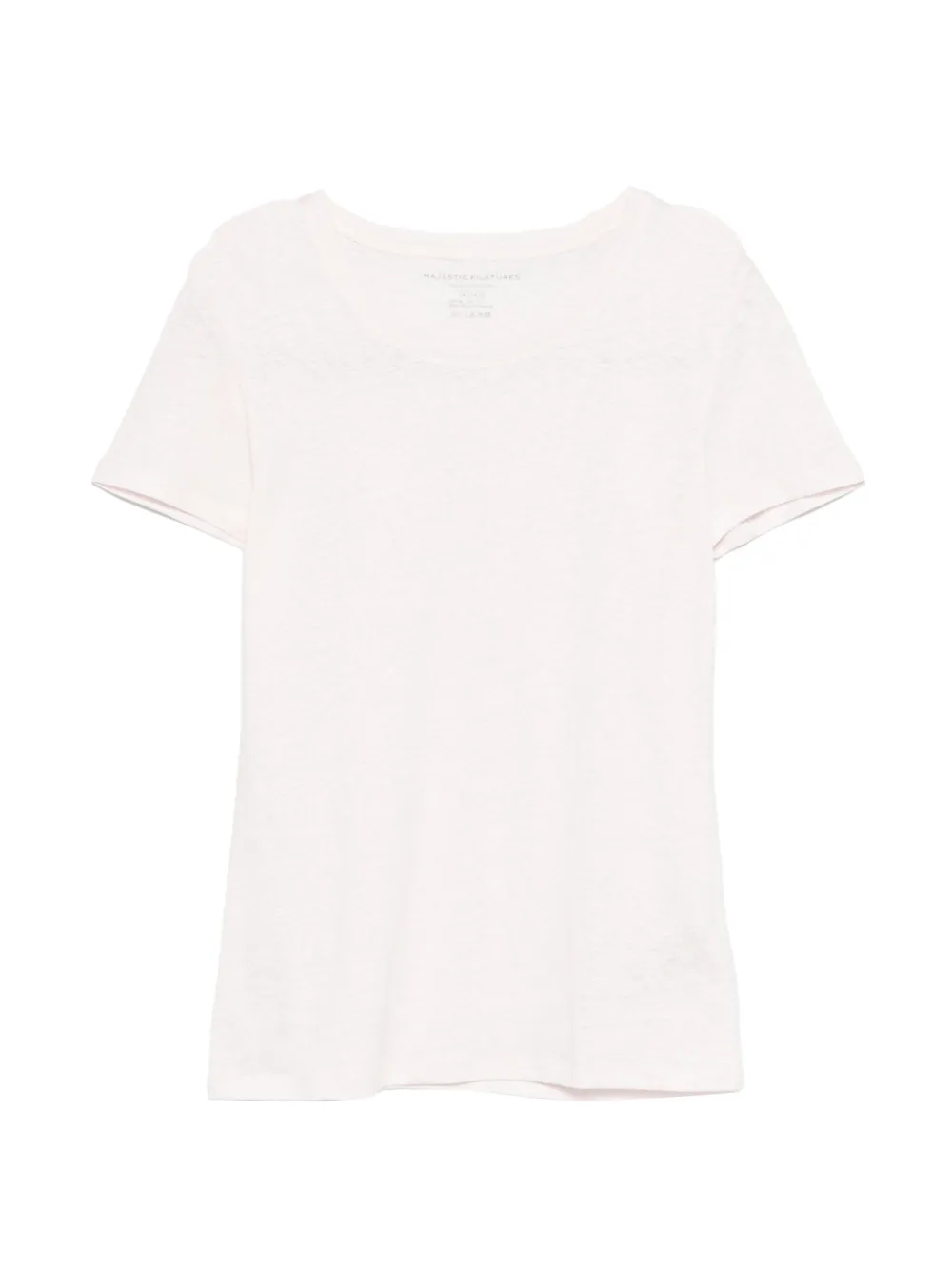 Majestic Filatures crew-neck short-sleeve T-shirt - Rosa