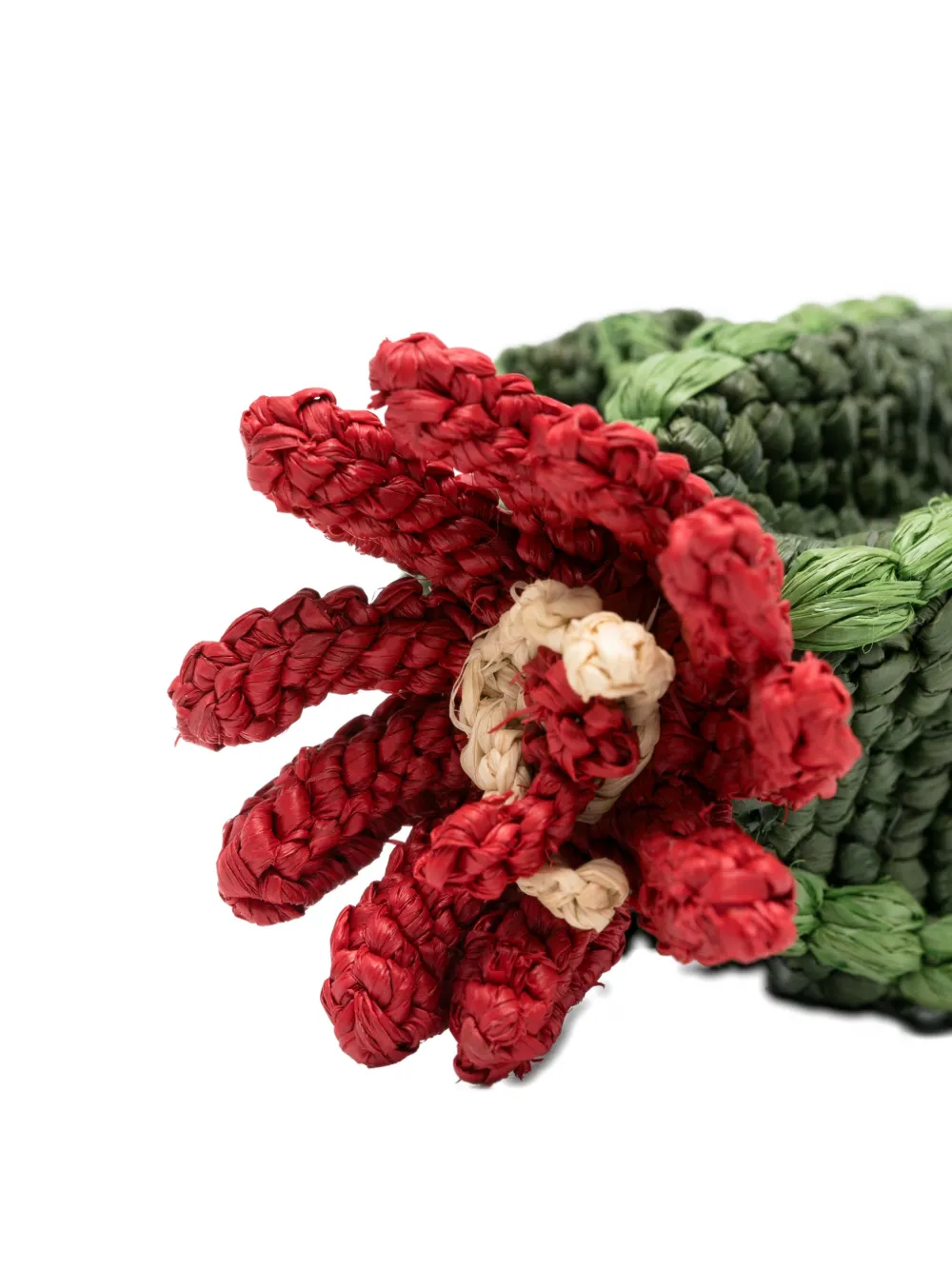  Anya Hindmarch Woven Keyring - Green 