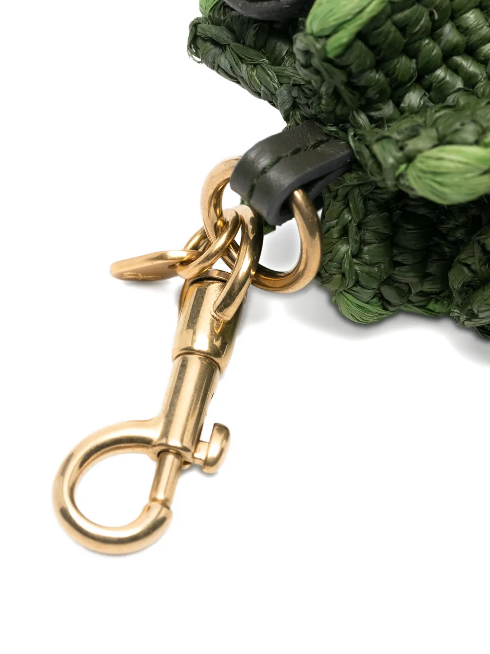  Anya Hindmarch Woven Keyring - Green 