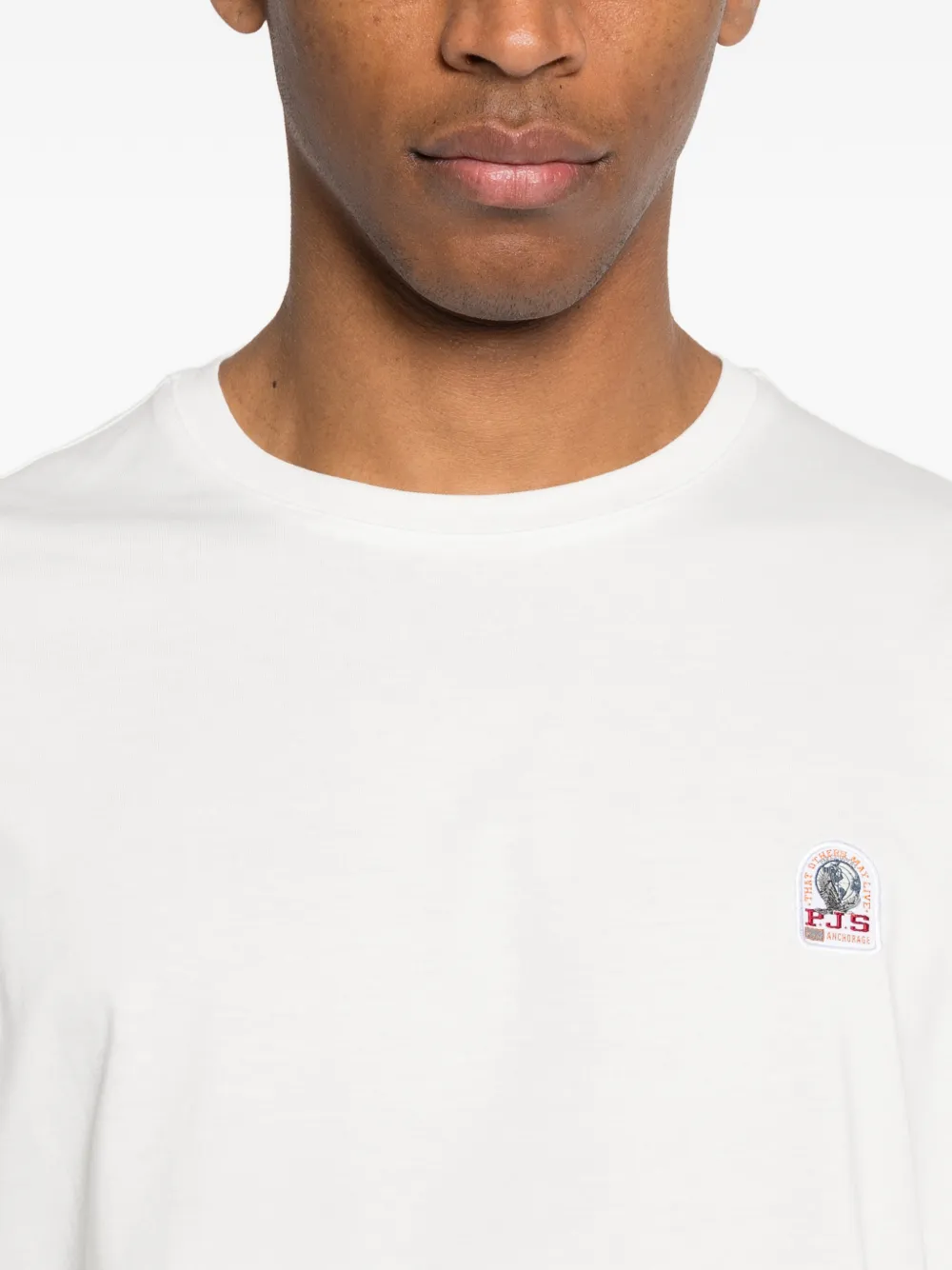 Parajumpers T-shirt met ronde hals Wit