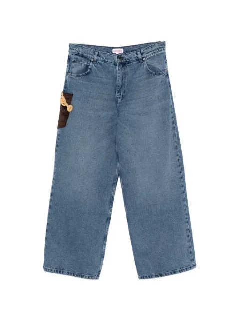 Charles Jeffrey Loverboy crochet-trumpet jeans