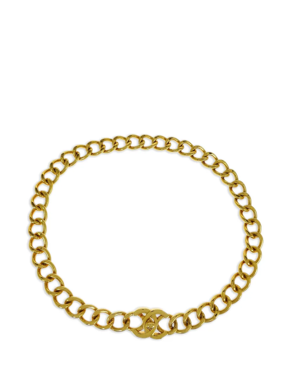 CHANEL Pre-Owned Cintura a catena 1996 - Oro