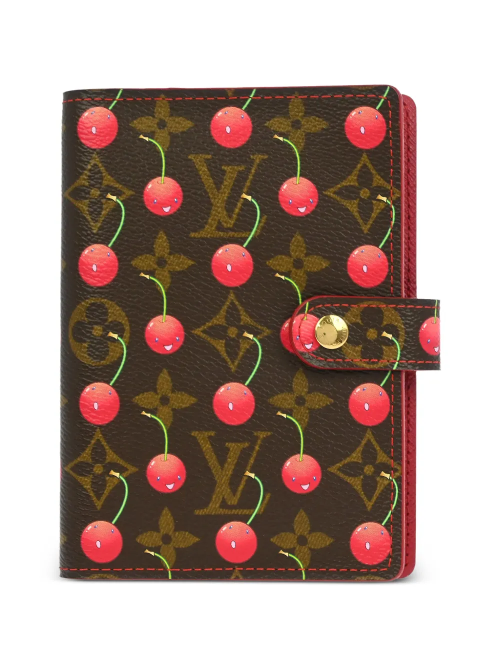 Louis Vuitton Pre-Owned Custodia per quaderno con stampa 2005 - Marrone