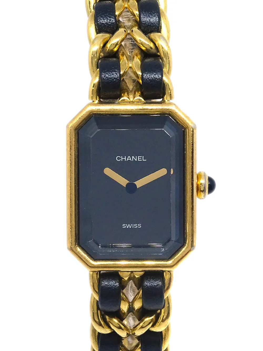 Chanel Pre-owned 1990-2000s Chain Watch in Black, view 2