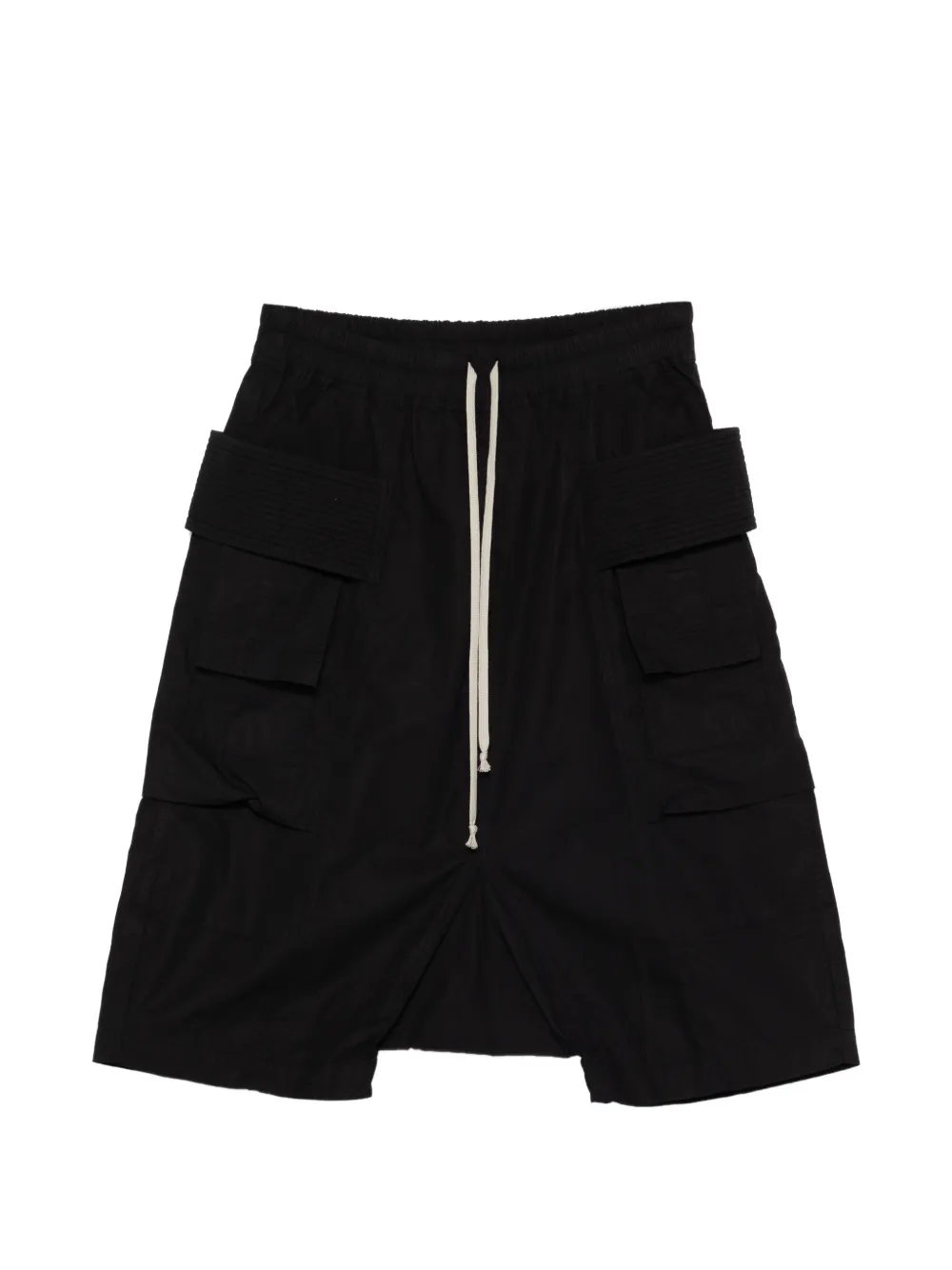 Rick Owens DRKSHDW Creatch cargo-pocket drawstring shorts - Nero