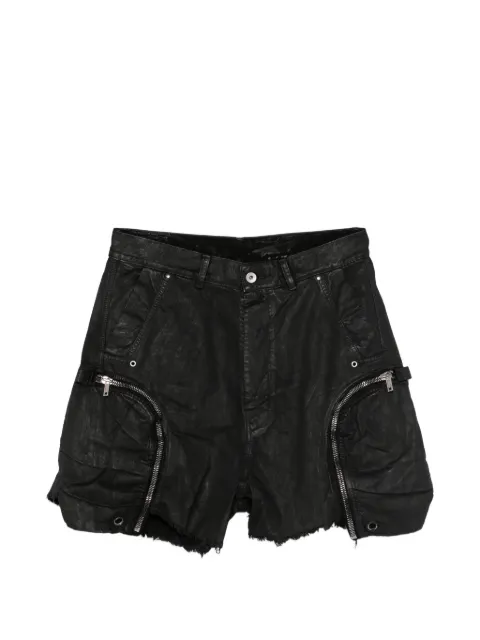Rick Owens DRKSHDW Bauhaus frayed shorts