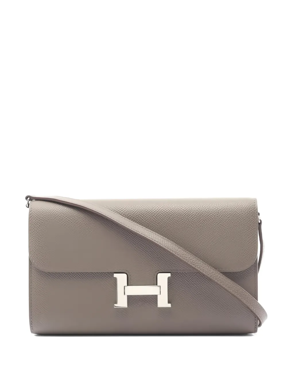 Hermès Pre-Owned 2020 silver hardware cross body bag - Toni neutri