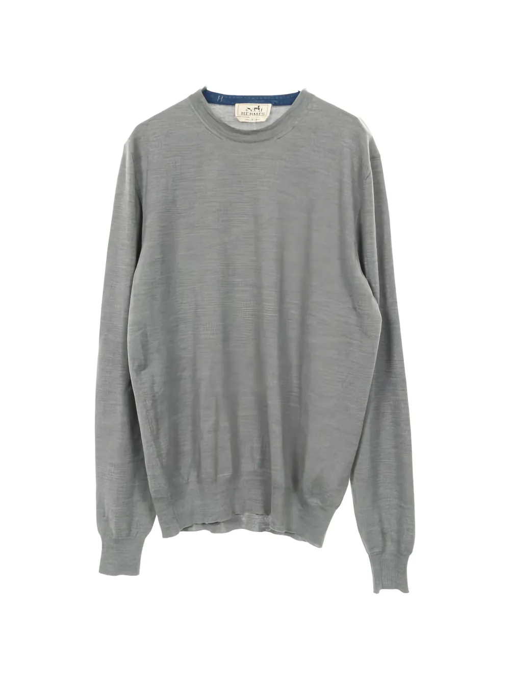 Hermès Pre-Owned crew-neck knit top - Grigio