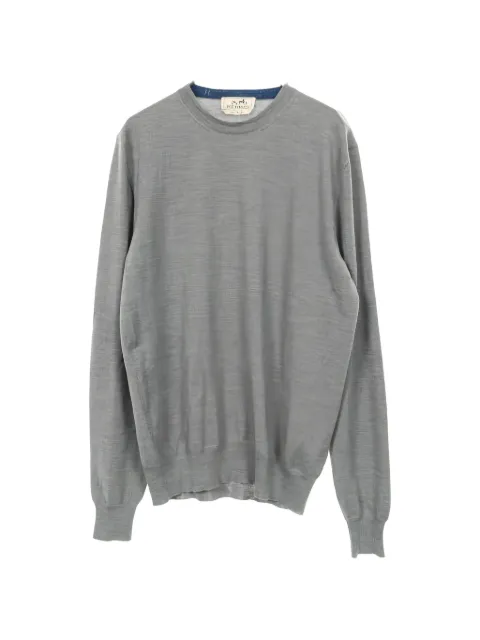 Hermès Pre-Owned crew-neck knit top