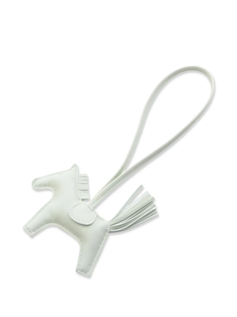 Hermès Pre-Owned 2025 horse charm - Bianco