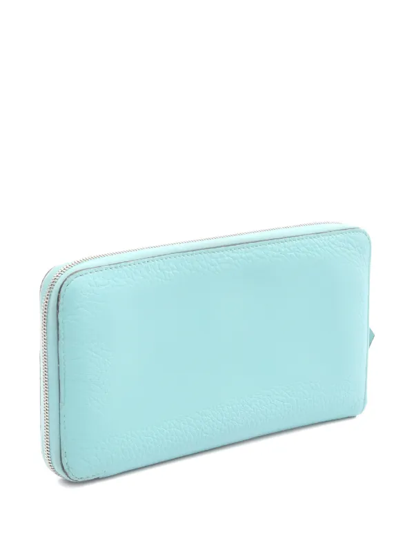 Hermès Pre-Owned 2016 Azap Leather Zip Wallet | Blue | FARFETCH