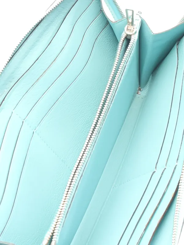 Hermès Pre-Owned 2016 Azap Leather Zip Wallet | Blue | FARFETCH