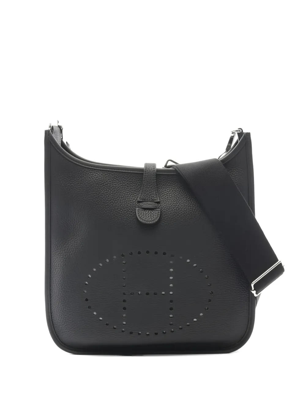 Hermès Pre-Owned 2020 PM Evelyne III leather shoulder bag - Nero