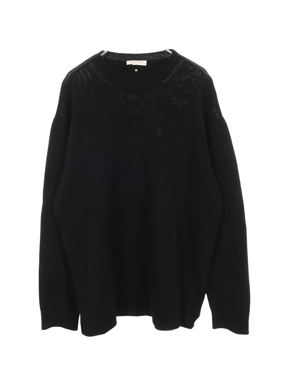 Valentino Garavani Pre-Owned 2010s crew-neck cashmere sweater - Nero