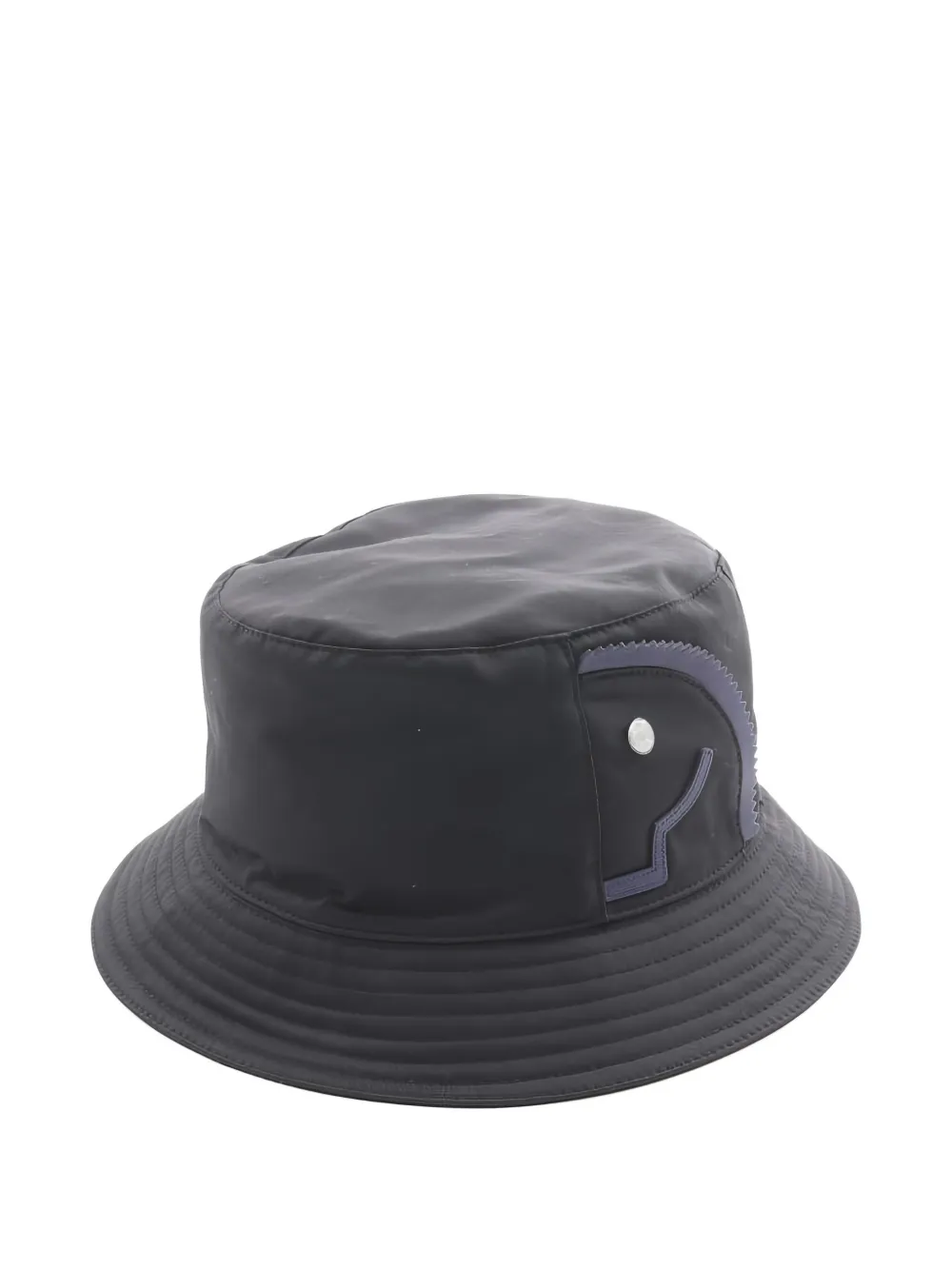 Pre-owned Hermes Elvis Cheval Bucket Hat In Black