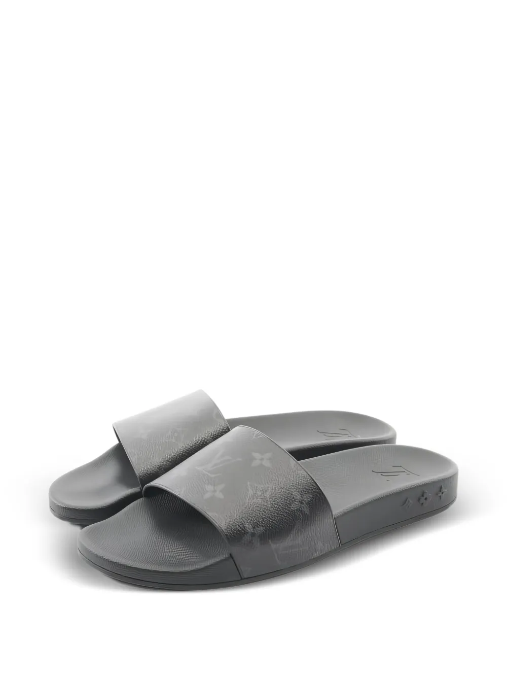 Louis Vuitton Pre-Owned 2021 monogram slide sandals - Nero